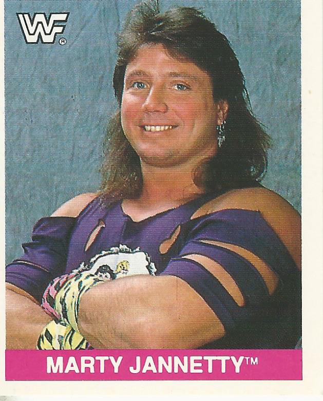 WWF Merlin Sticker Collection 1990 Rockers Marty Jannetty #95
