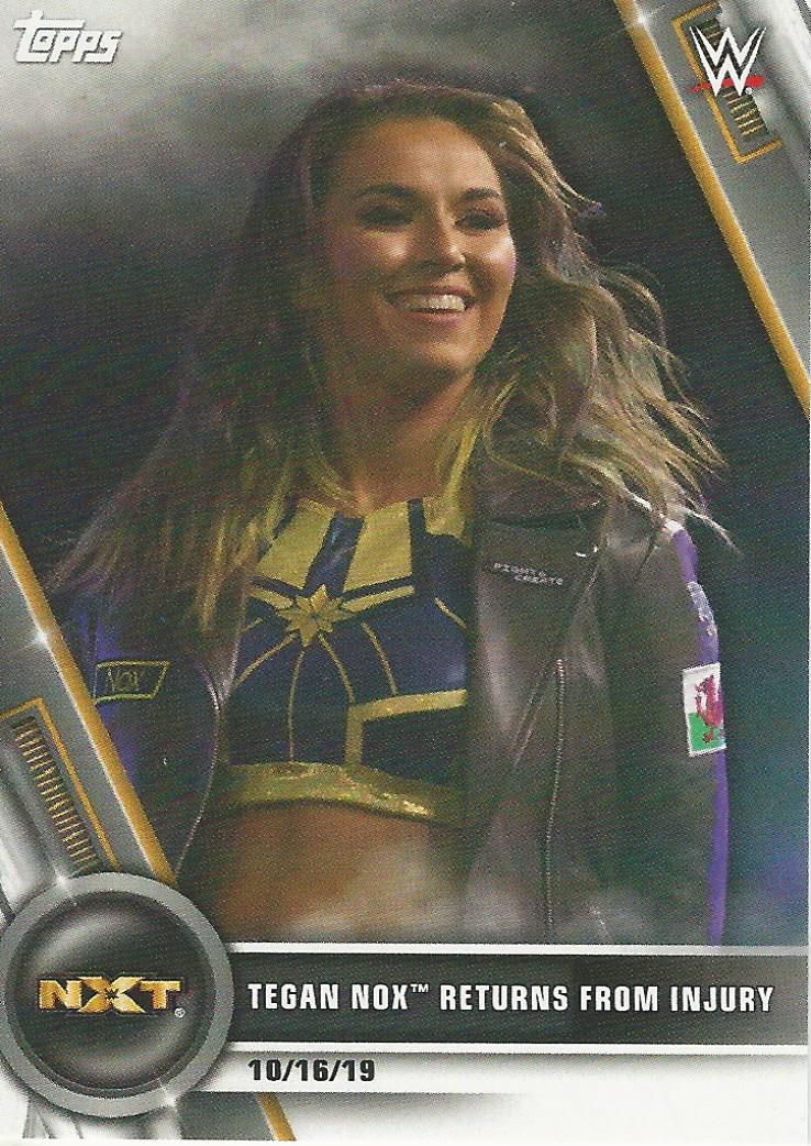 WWE Topps Women Division 2020 Tegan Nox #95