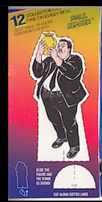 Paul Bearer WWF Ice Cream Cut-out & Card 1995 Good Humor PW Catalog