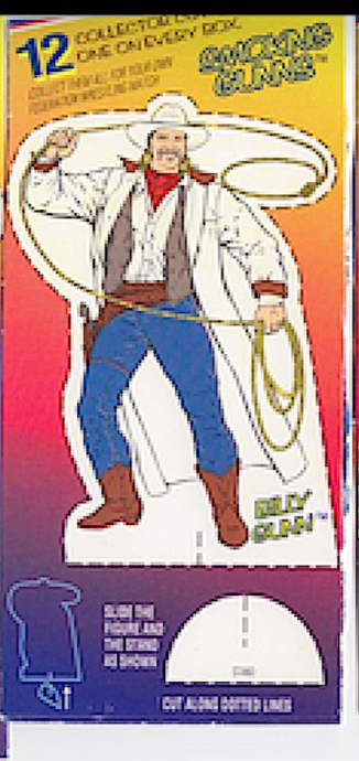 Billy Gunn WWF Ice Cream Cut-out & Card 1995 Good Humor PW Catalog