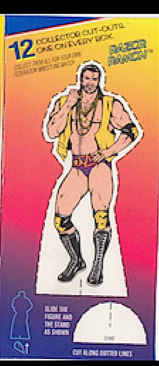 Razor Ramon WWF Ice Cream Cut-out & Card 1995 Good Humor