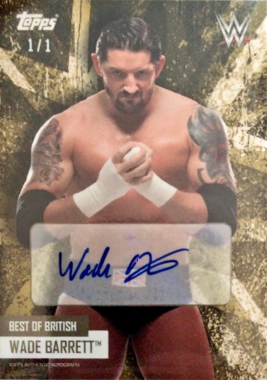 Wade Barrett trading card PW Catalog