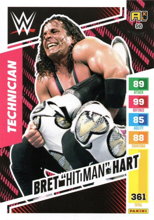 Bret “Hitman” Hart trading card PW Catalog