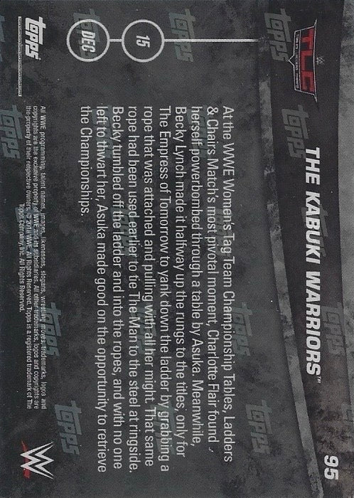 The Kabuki Warriors Retain the WWE Women’s TAG Team Championship trading card PW Catalog