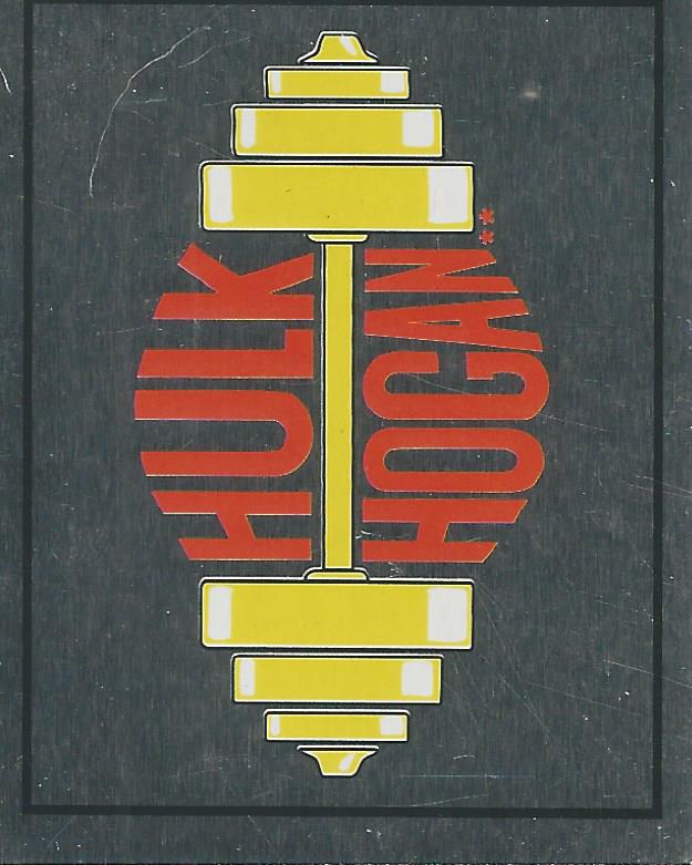 WWF Merlin Sticker 1994 Hulk Hogan Foil #61