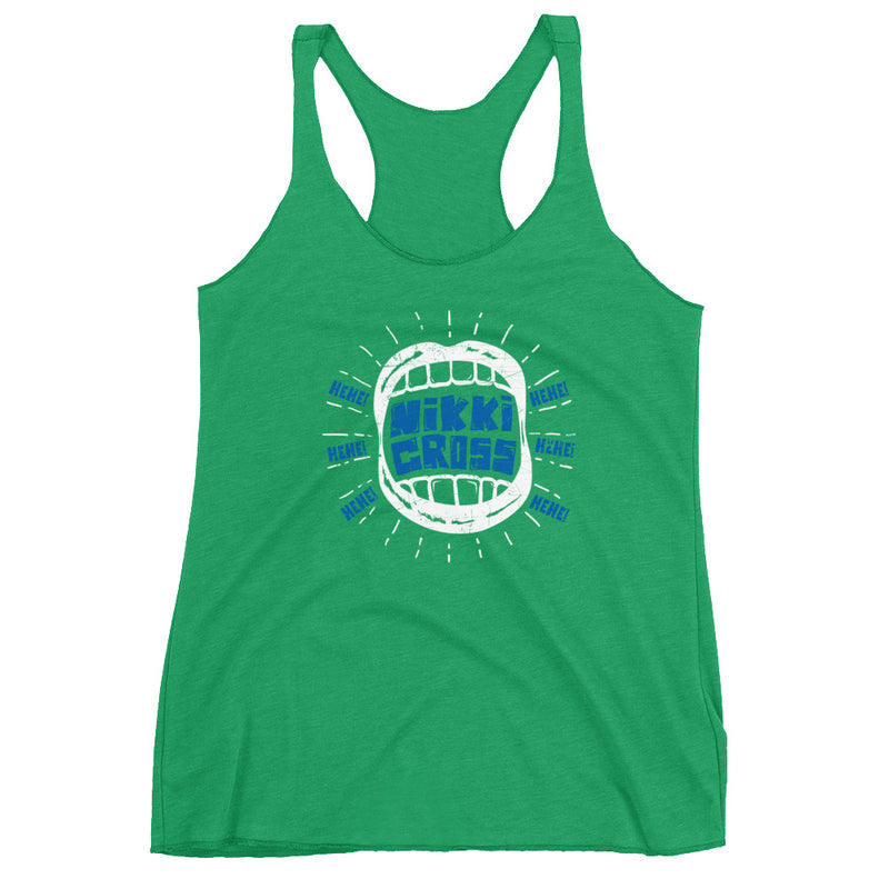 Nikki Cross "Hehe" Women's Racerback Tank Top