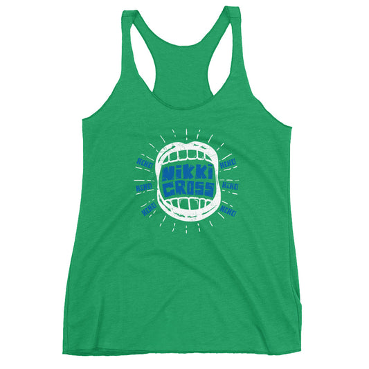 Nikki Cross "Hehe" Women's Racerback Tank Top Tank Top PW Catalog