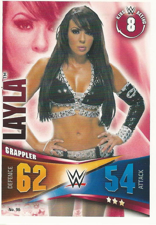 WWE Topps Slam Attax Rivals 2014 Layla #96