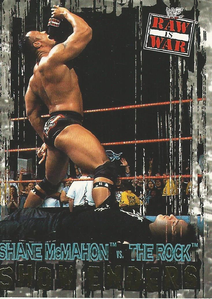 WWF Fleer Raw 2001 The Rock #96