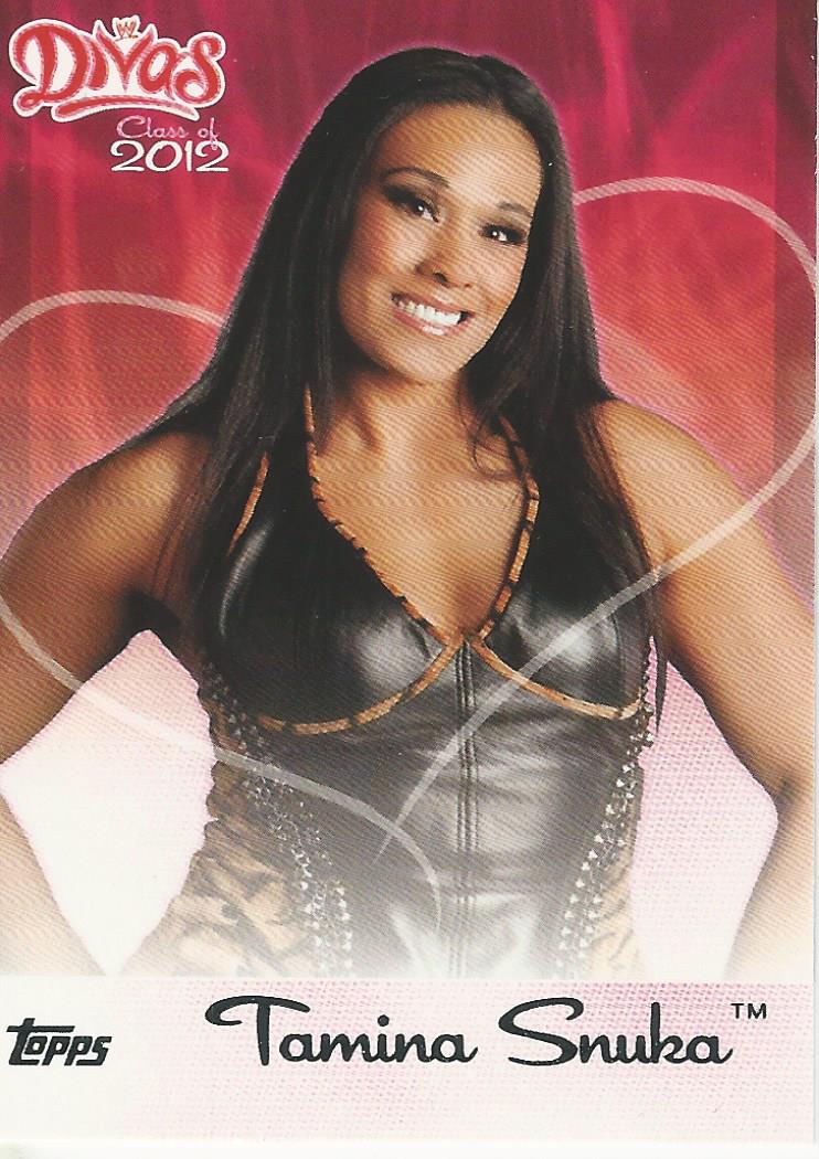 WWE Topps 2012 Tamina 15 of 15 trading card PW Catalog