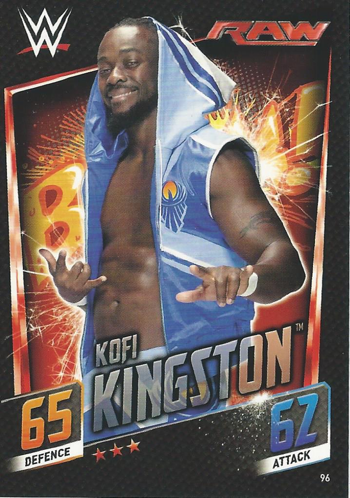 WWE Topps Slam Attax 2015 Then Now Forever Kofi Kingston #96