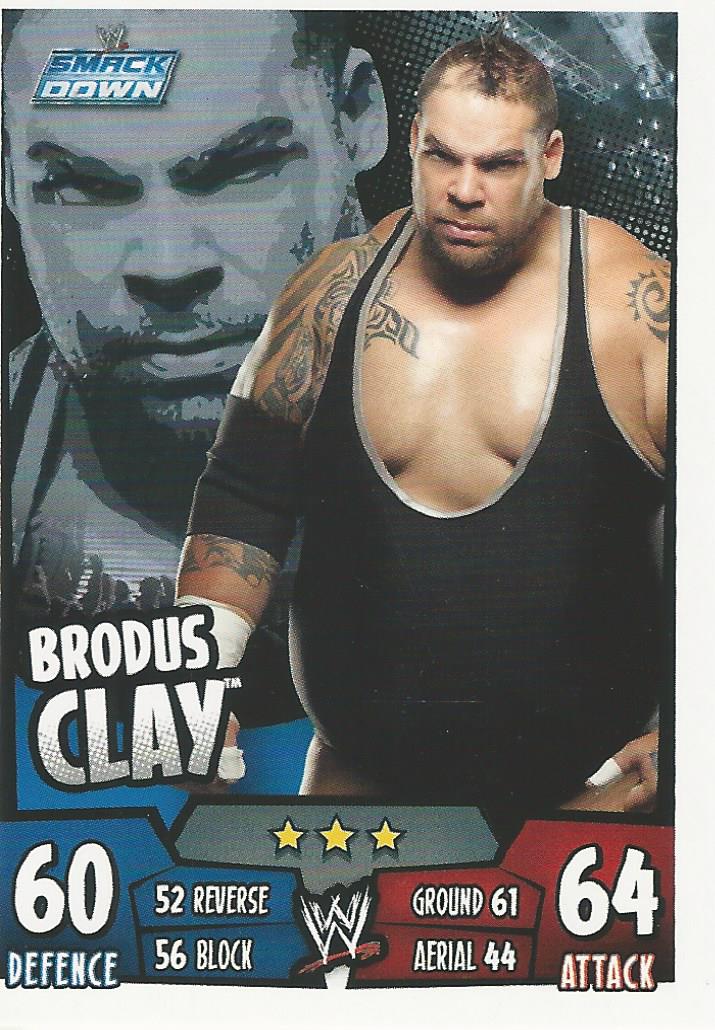 WWE Topps Slam Attax Rumble 2011 Brodus Clay #96