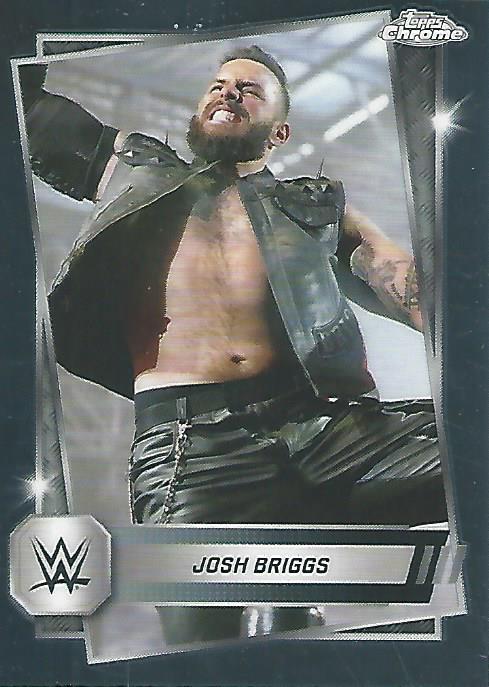 WWE Topps Chrome 2025 Trading Cards Josh Briggs No.96 PW Catalog