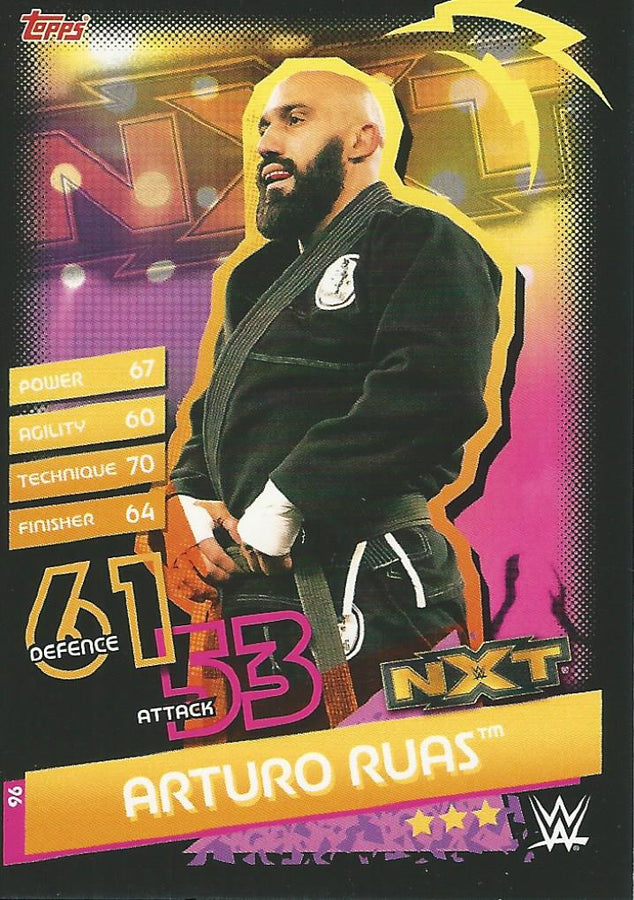 WWE Topps Slam Attax Reloaded 2020 Arturo Ruas #96 NXT