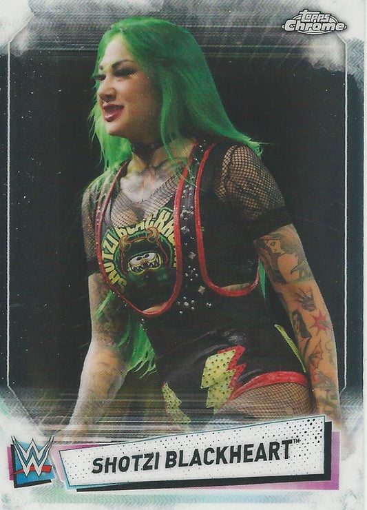 WWE Topps Chrome 2021 Shotzi Blackheart #96