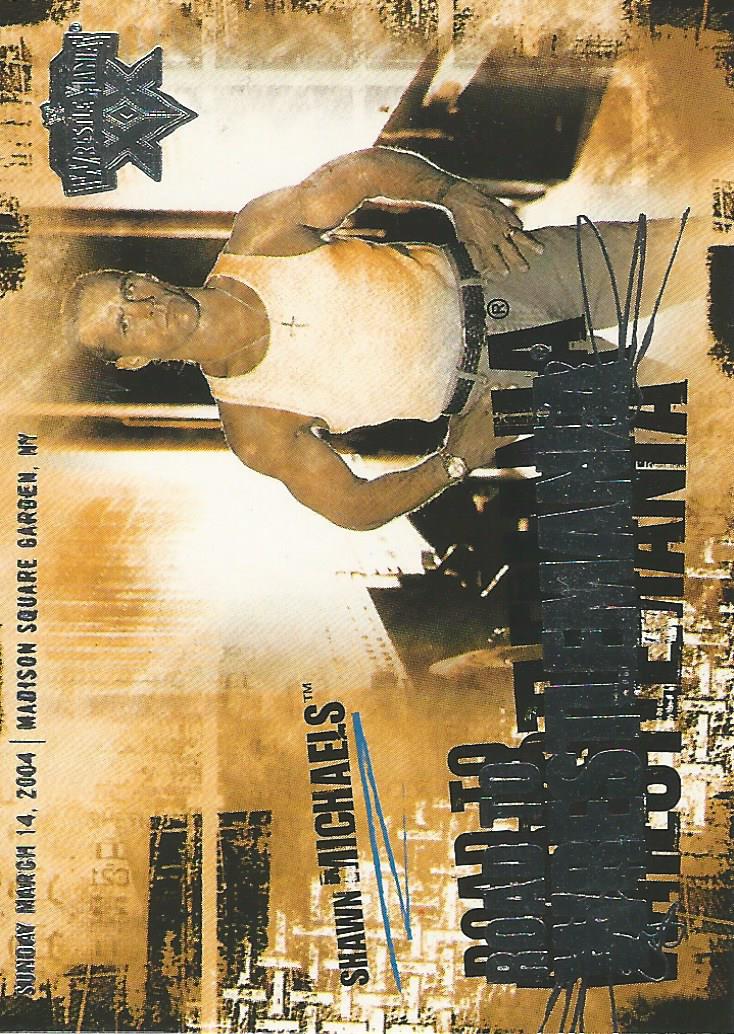 WWE Fleer Wrestlemania XX 2004 Shawn Michaels RW 1 of 10