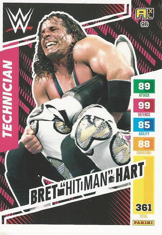 WWE Panini XL Adrenalyn 2024 Bret Hart #96