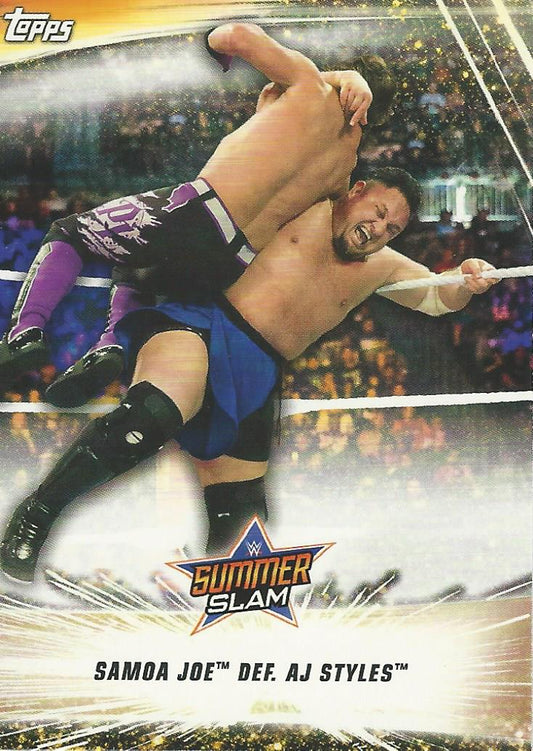 WWE Topps Summerslam 2019 Samoa Joe #96