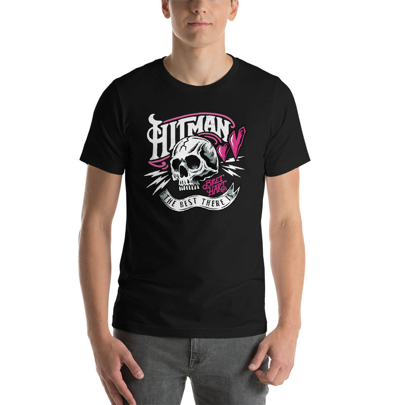 Bret Hart "Hitman Skull" T-Shirt