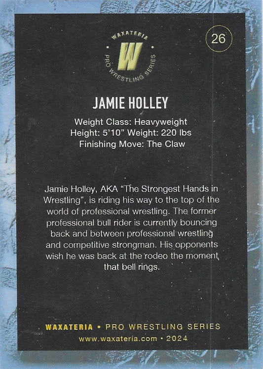 Jamie Holley trading card PW Catalog