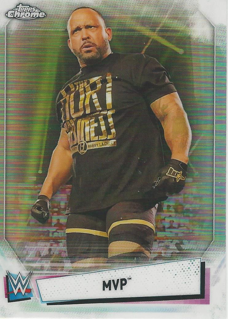 WWE Topps Chrome 2021 MVP IV-12 trading card PW Catalog