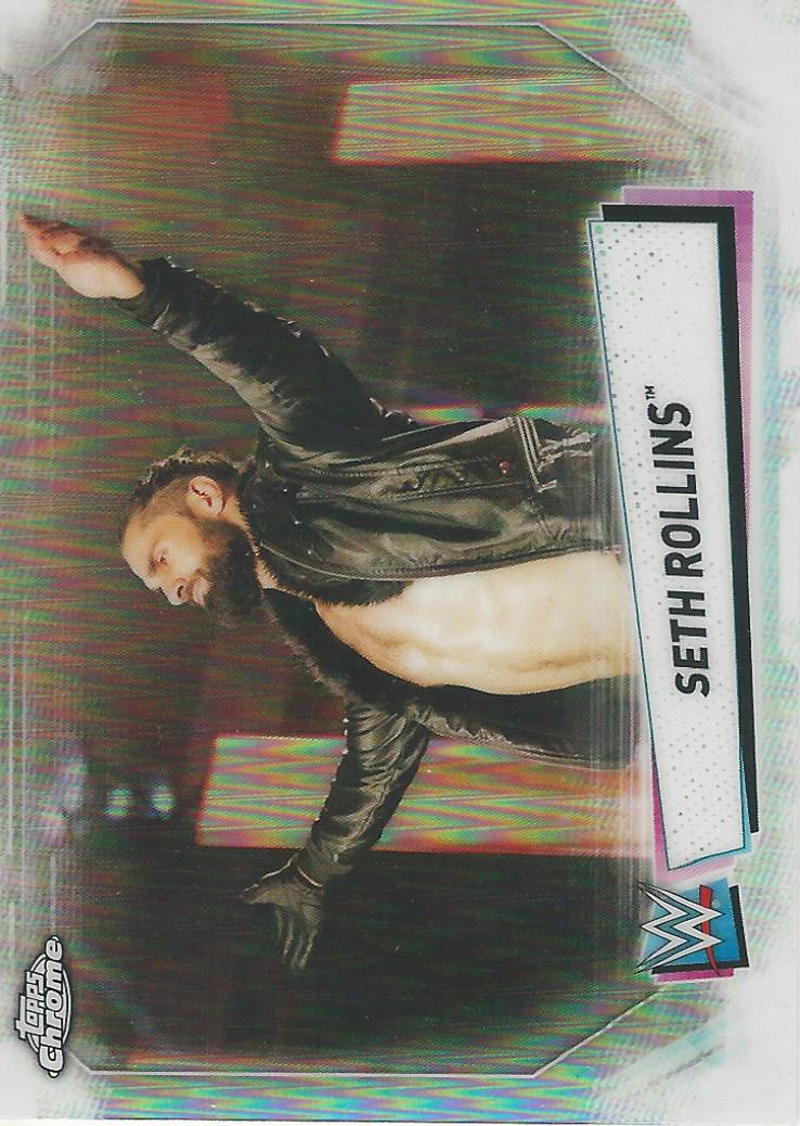 WWE Topps Chrome 2021 Seth Rollins IV-19 trading card PW Catalog