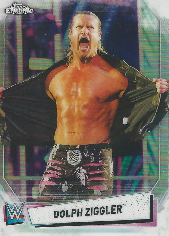 WWE Topps Chrome 2021 Dolph Ziggler IV-23 trading card PW Catalog