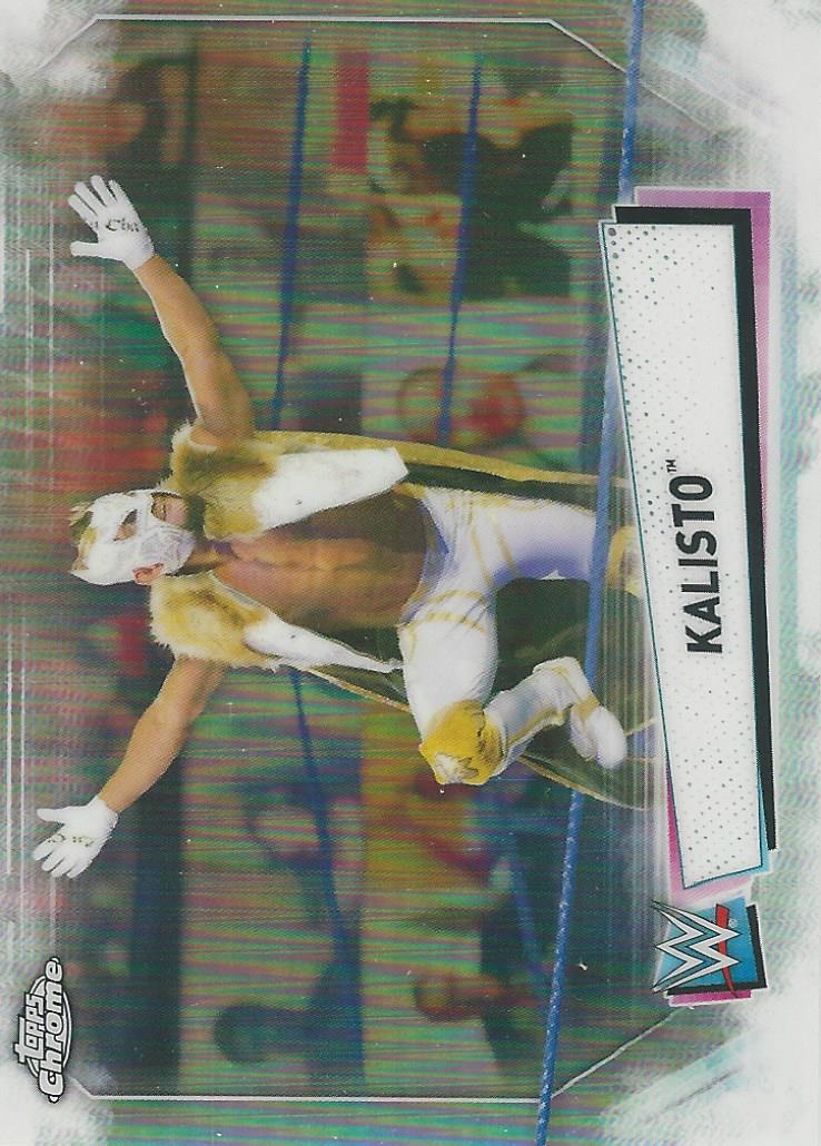 WWE Topps Chrome 2021 Kalisto IV-24 trading card PW Catalog