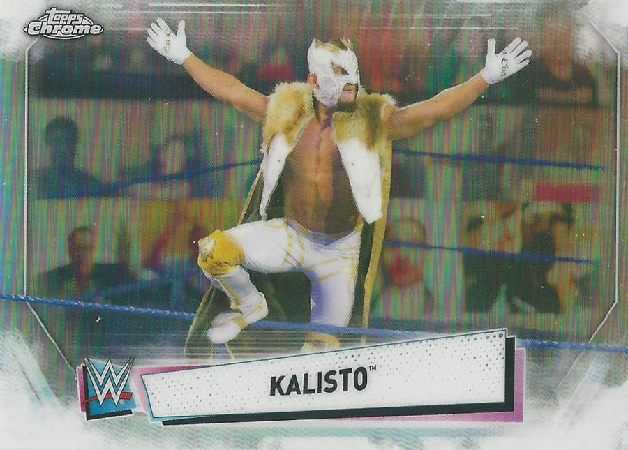 WWE Topps Chrome 2021 Kalisto IV-24