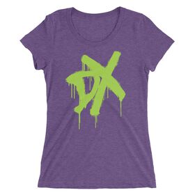 D-Generation X "Spraypaint" Women's Tri-Blend T-Shirt T-Shirt PW Catalog