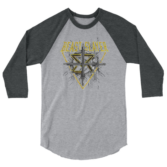 Seth Rollins "BeastSlayer" 3/4 Sleeve Raglan T-Shirt T-Shirt PW Catalog