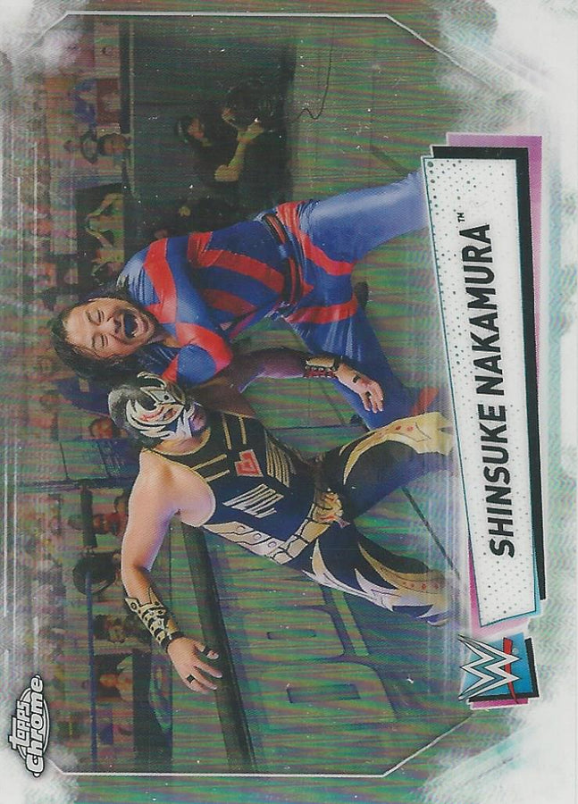 WWE Topps Chrome 2021 Shinsuke Nakamura IV-27 trading card PW Catalog