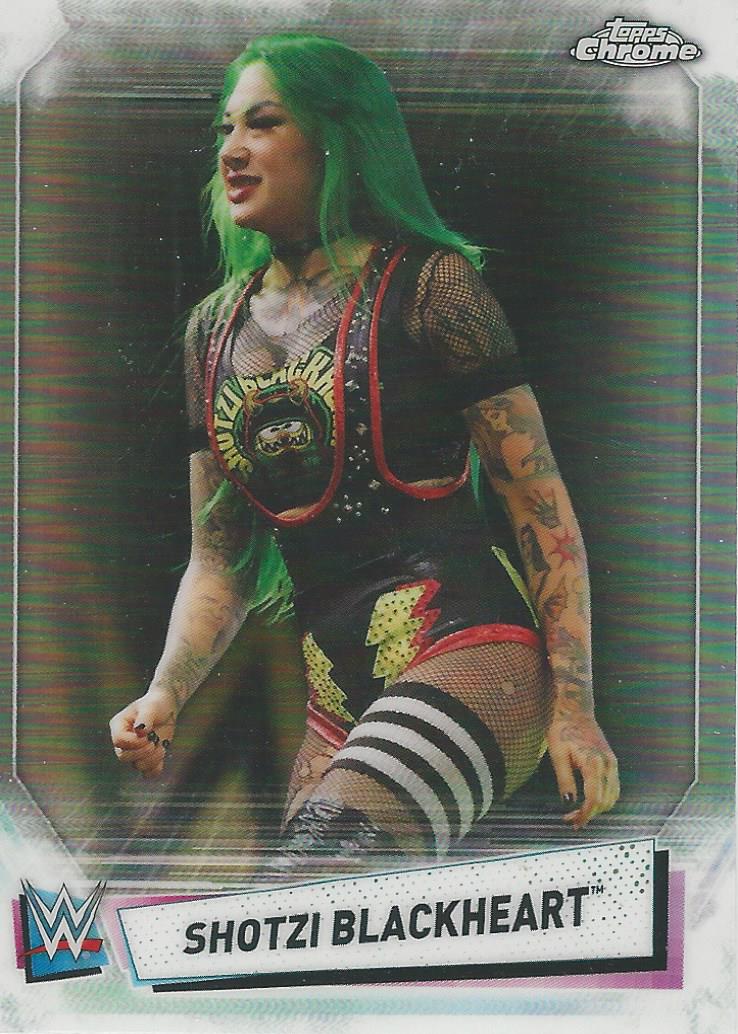 WWE Topps Chrome 2021 Shotzi Blackheart IV-29 trading card PW Catalog