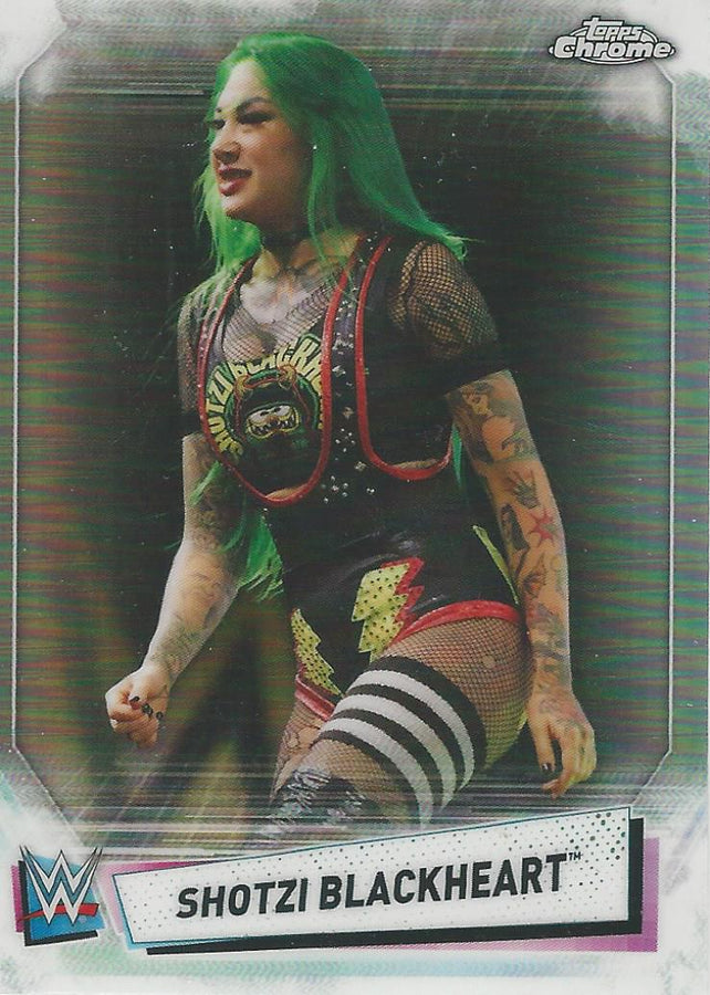 WWE Topps Chrome 2021 Shotzi Blackheart IV-29 trading card PW Catalog