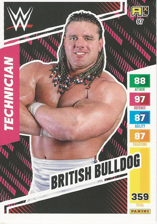WWE Panini XL Adrenalyn 2024 British Bulldog #97