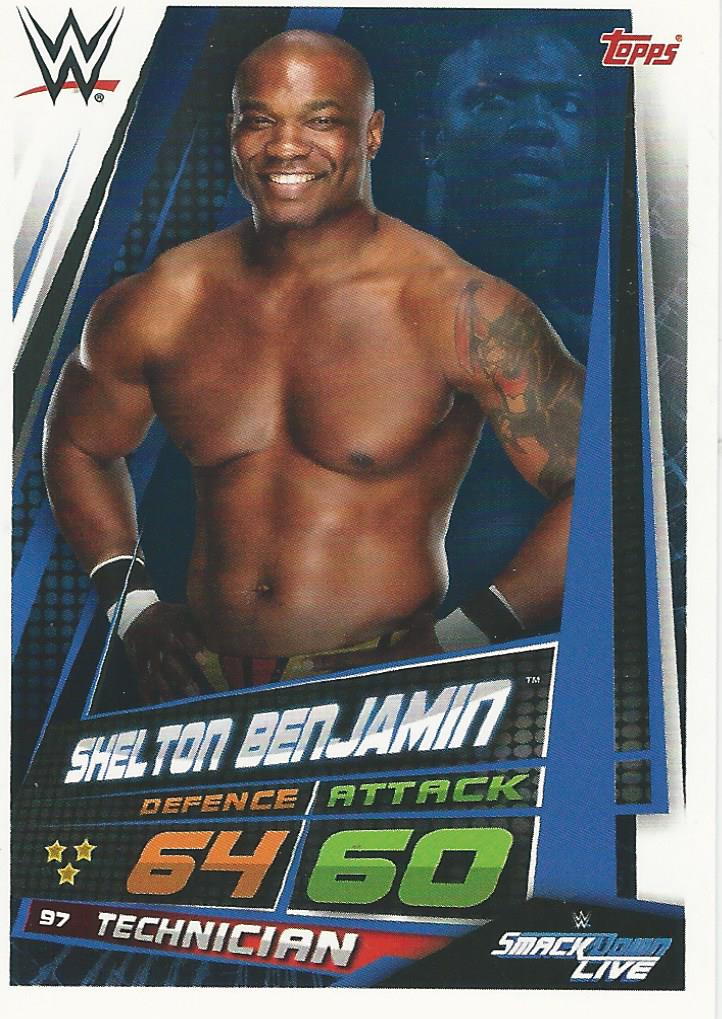 WWE Topps Slam Attax Universe 2019 Shelton Benjamin #97
