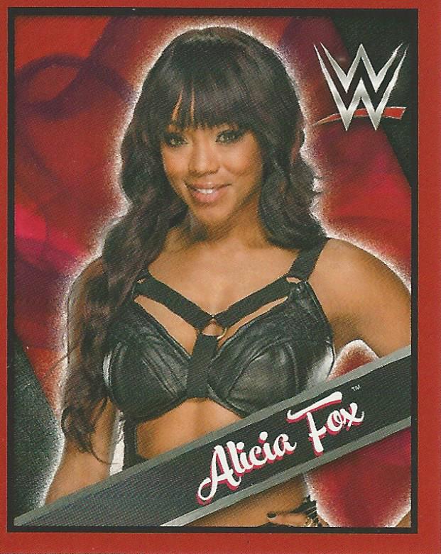 WWE Topps Then Now Forever 2016 Stickers Alica Fox #97