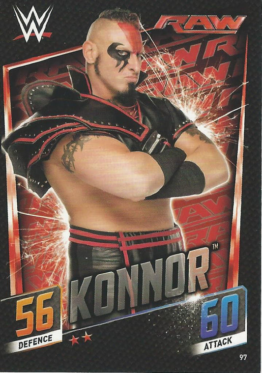 WWE Topps Slam Attax 2015 Then Now Forever Konnor #97