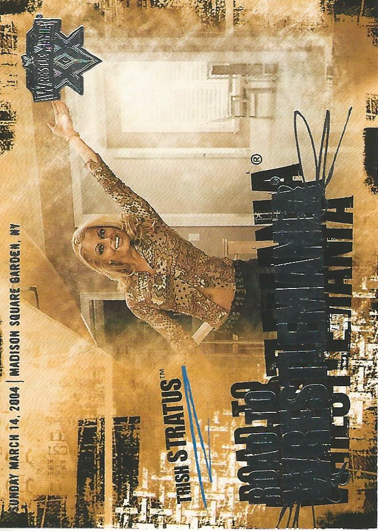 WWE Fleer Wrestlemania XX 2004 Trish Stratus RW 2 of 10