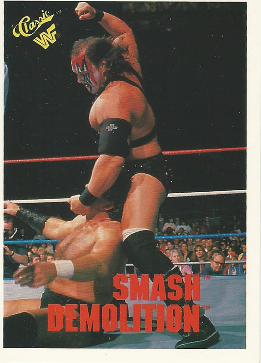 WWF Classic Trading Cards 1990 Smash Demolition No.97 trading card PW Catalog