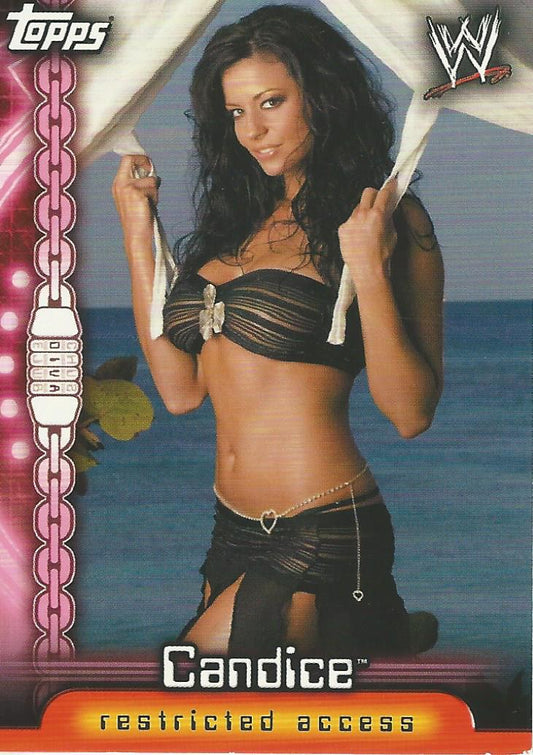 WWE Topps Insider 2006 Candice Michelle D1 trading card PW Catalog