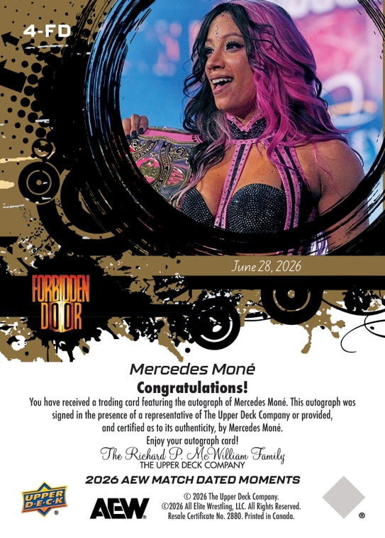 Mercedes MONÉ – Mercedes MONÉ Makes History With HER Victory in the Owen Hart Foundation Women’s Tournament