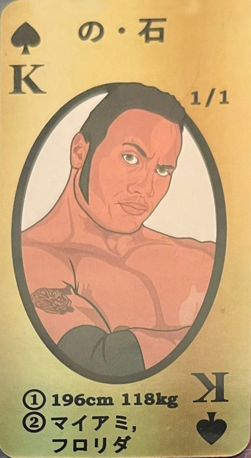 The Rock trading card PW Catalog