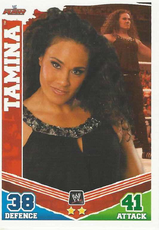 WWE Topps Slam Attax Mayhem 2010 Tamina #98