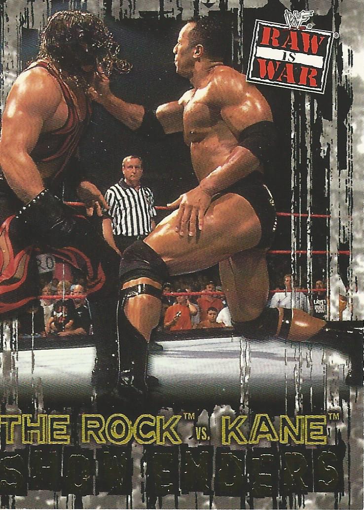 WWF Fleer Raw 2001 The Rock #98