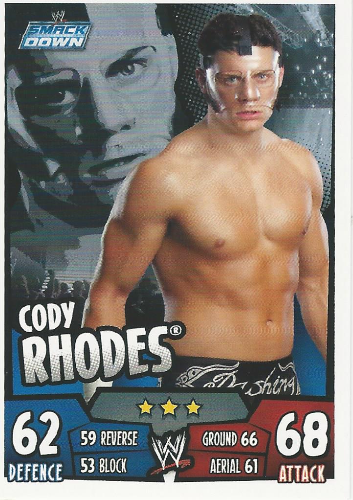 WWE Topps Slam Attax Rumble 2011 Cody Rhodes #98
