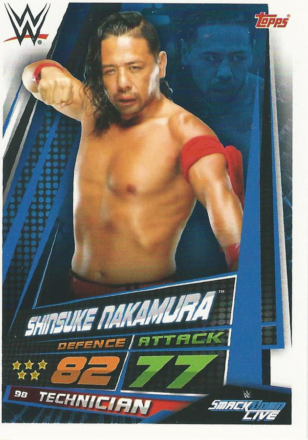 WWE Topps Slam Attax Universe 2019 Shinsuke Nakamura #98