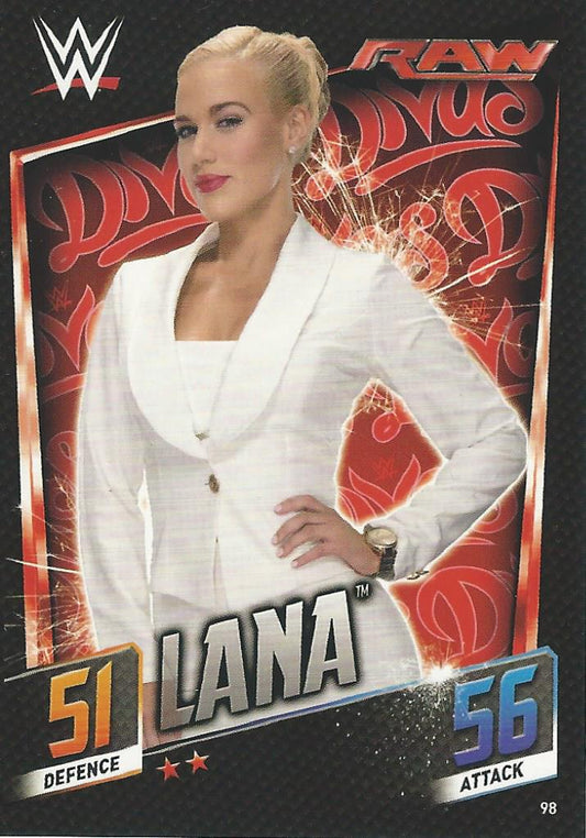 WWE Topps Slam Attax 2015 Then Now Forever Lana #98