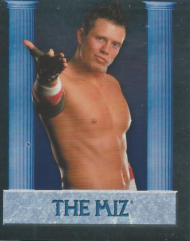 WWE Merlin Heros 2008 Stickers The Miz Foil #98