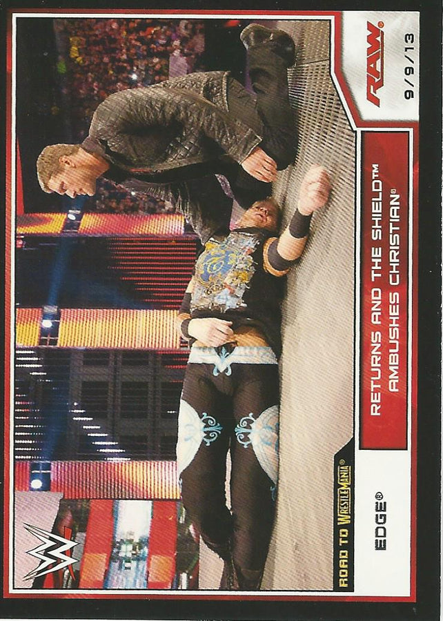 WWE Topps Road to Wrestlemania 2014 Edge #38